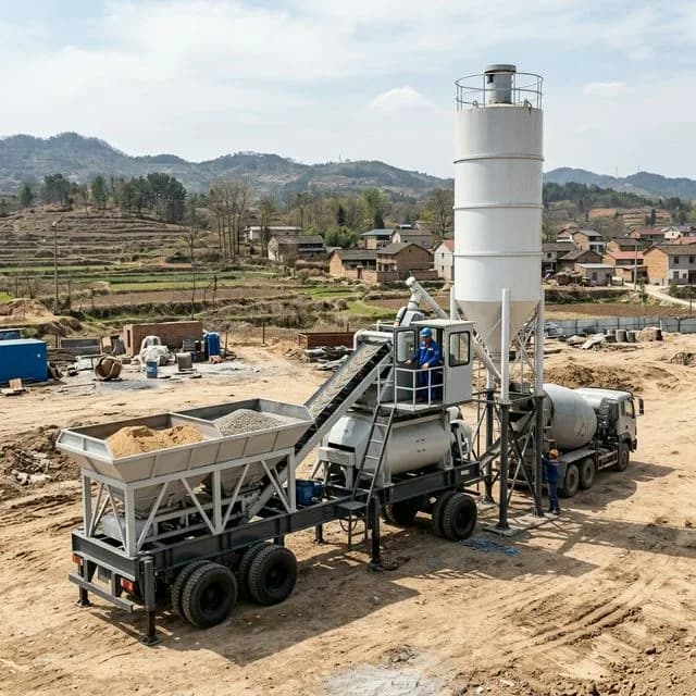 Usina de Concreto Portátil